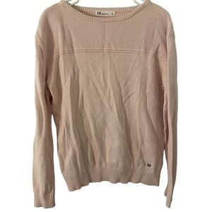 FIG Clothing Crewneck Sweater Cotton Cashmere Pink Medium